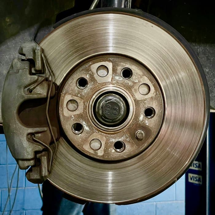 Brake disc and caliper